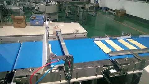 Wafer biscuit automaticed packaging line/ Flow wrapper machine/ horizontal  package machine