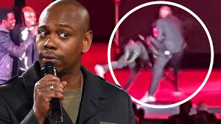 Dave Chappelle Gets Attacked On Stage Over A Joke (Full Video)