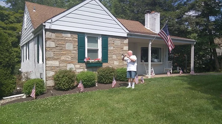 US Coast Guard Veteran Jim McDevitt playing Taps 3...