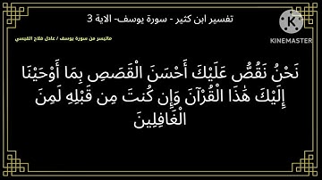 ماتيسر من سورة يوسف / عادل فلاح القيسي