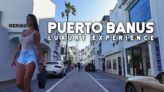 : Puerto Banus Marbella Spain Luxury Experience April 2024 Update Costa del Sol | M'alaga [4K]