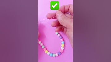 Como fazer o NÓ SEGURO no fio de silicone #bijus #micangas