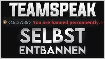 TeamSpeak3 selbst entbannen - jeden Bann umgehen