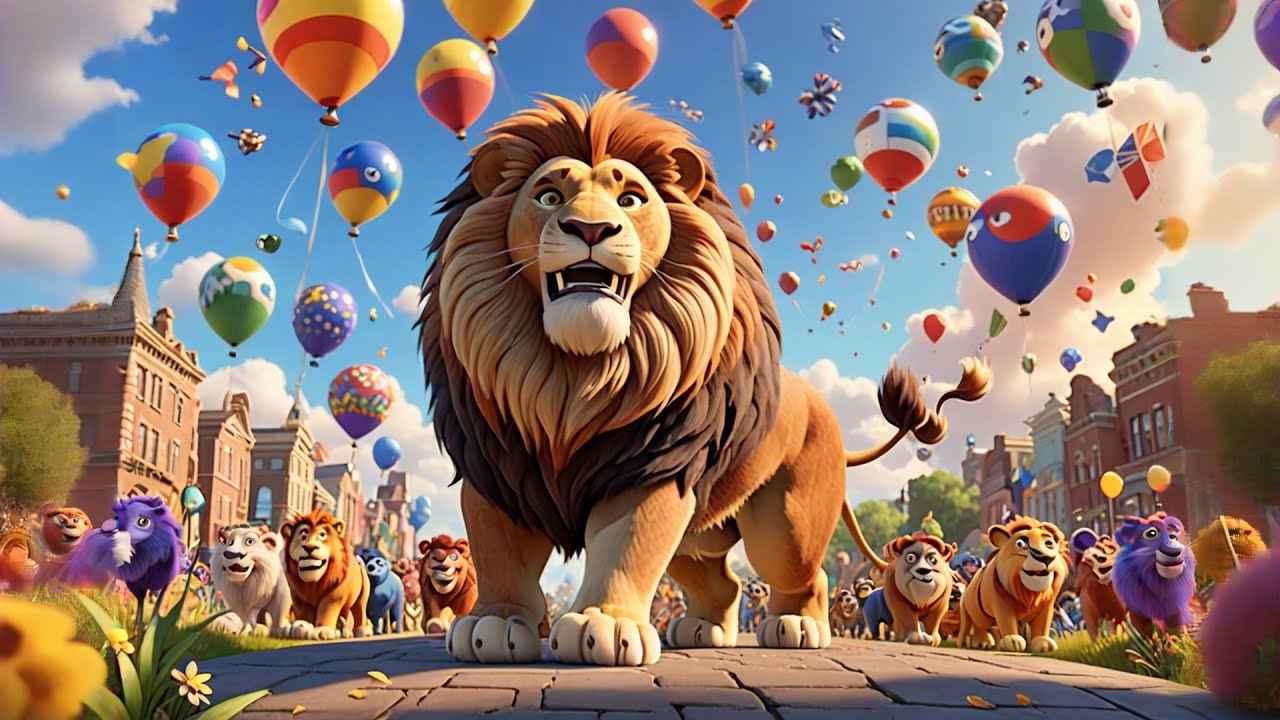 Lolo Lion Holds a Flag + More Nursery Rhymes & Kids Songs