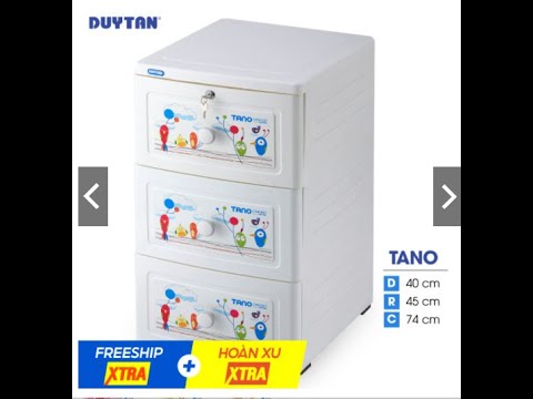 Video Tủ Nhựa Duy Tân Tano 3 Ngăn new 2021 - youtube