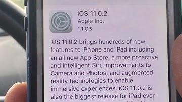 iOS 11.0.2 have been release to fix bugs