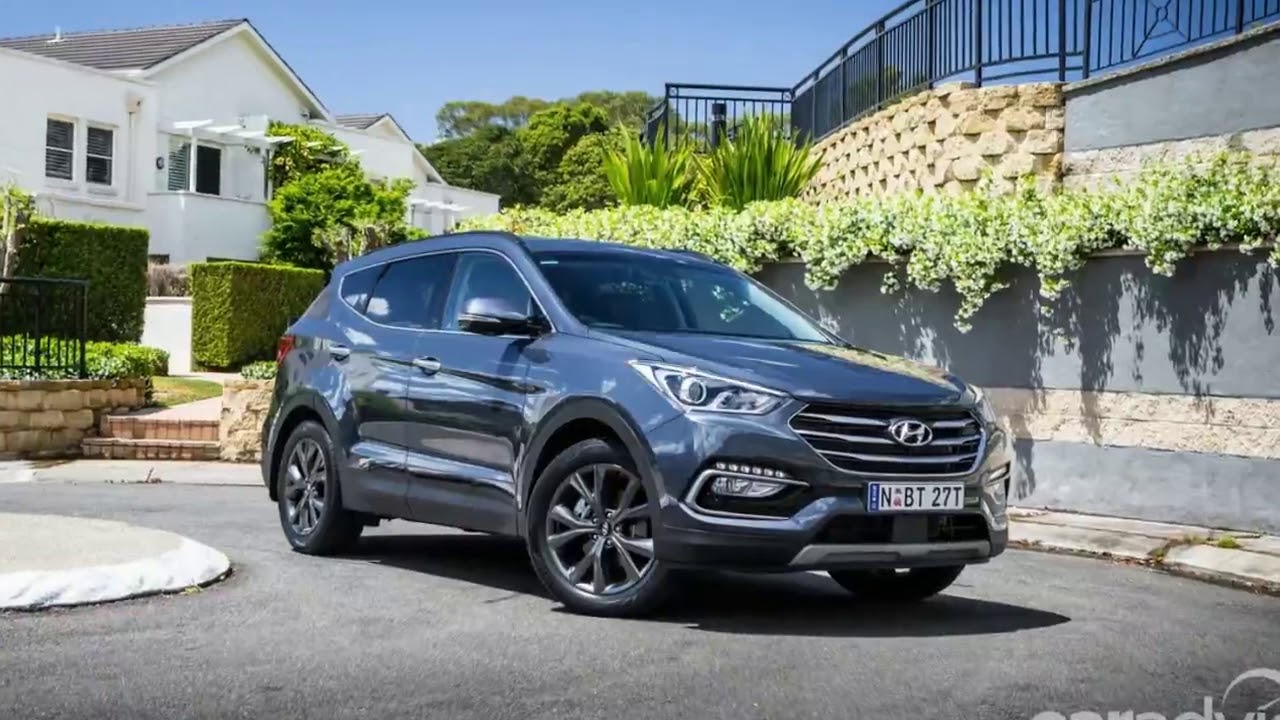 2017 Hyundai Santa Fe Active X Review - YouTube