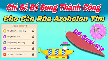 PLAY TOGETHER | Mình Thêm Chỉ Số Bổ Sung Thành Công Cho Cần Rùa Archelon Câu Cá Quái Vật Bóng 6