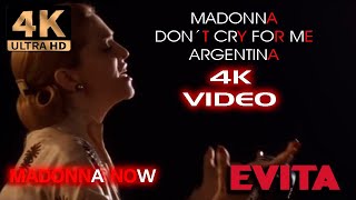 MADONNA - DON´T CRY FOR ME ARGENTINA - 4K REMASTERED