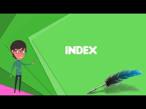 What is Index (publishing)?, Explain Index (publishing), Define Index (publishing)