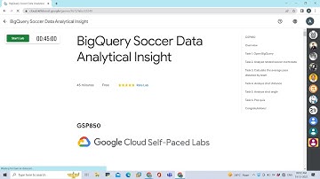 BigQuery Soccer Data Analytical Insight #gcp #qwiklabs #arcade