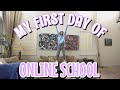 my first day of online school | Vanessa Nagoya