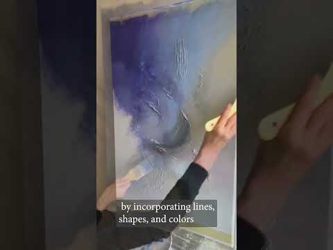 Composition Theory In 1 Minute In Abstract Acrylic Painting