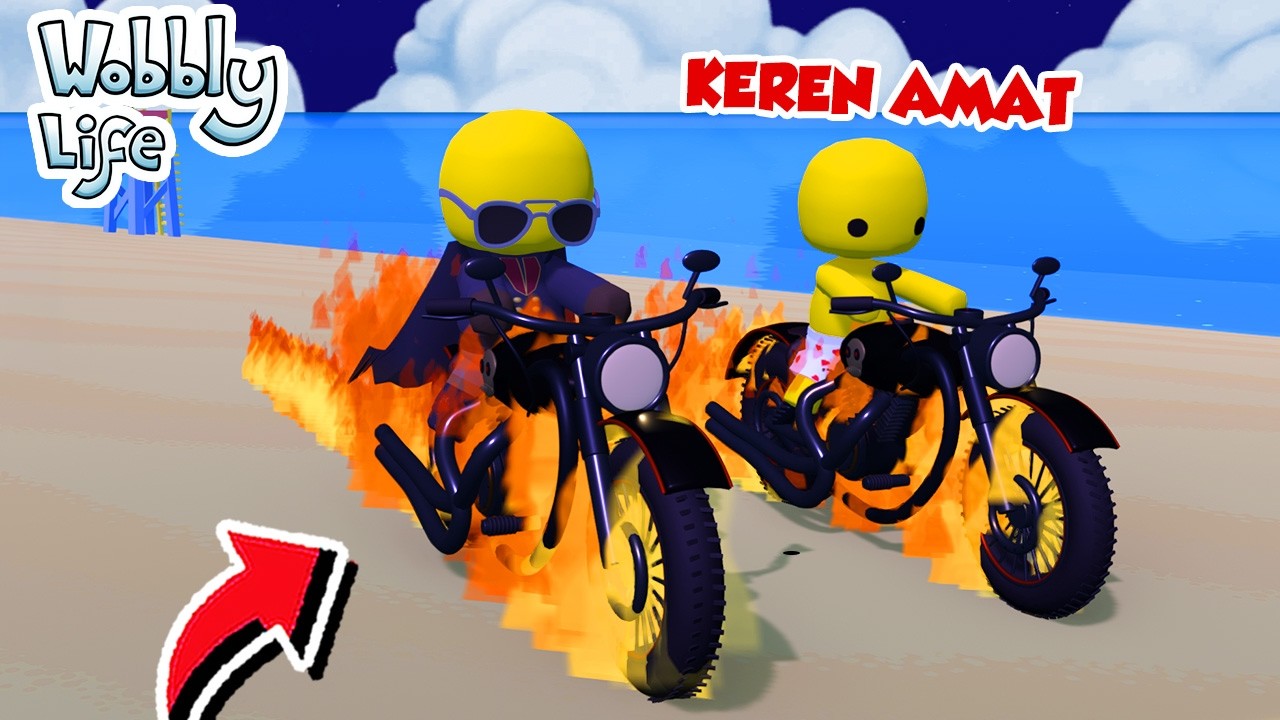 AKU DIKUTUK JADI HANTU GHOST RIDER DI WOBBLY LIFE!!!