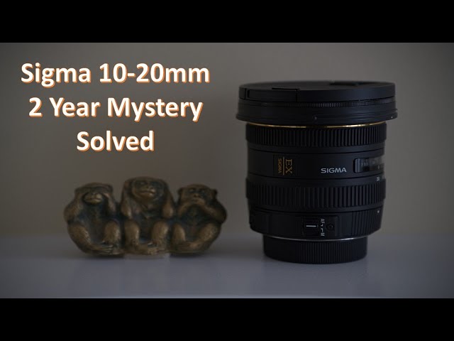 Sigma 10 20mm Live View Mystery Solved - YouTube