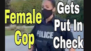 ??Gina Puts Female Cop In Check