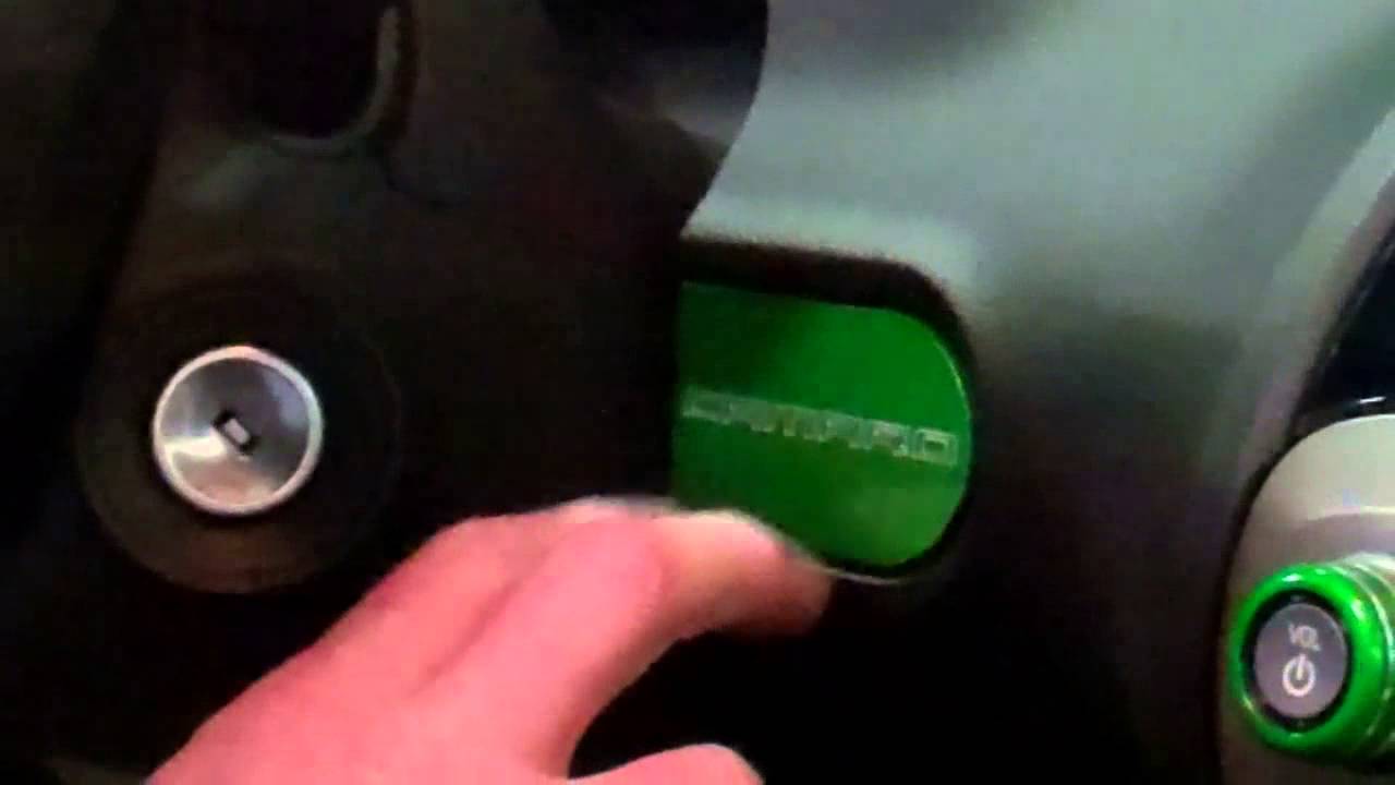 Camaro Ignition Key Plate install YouTube