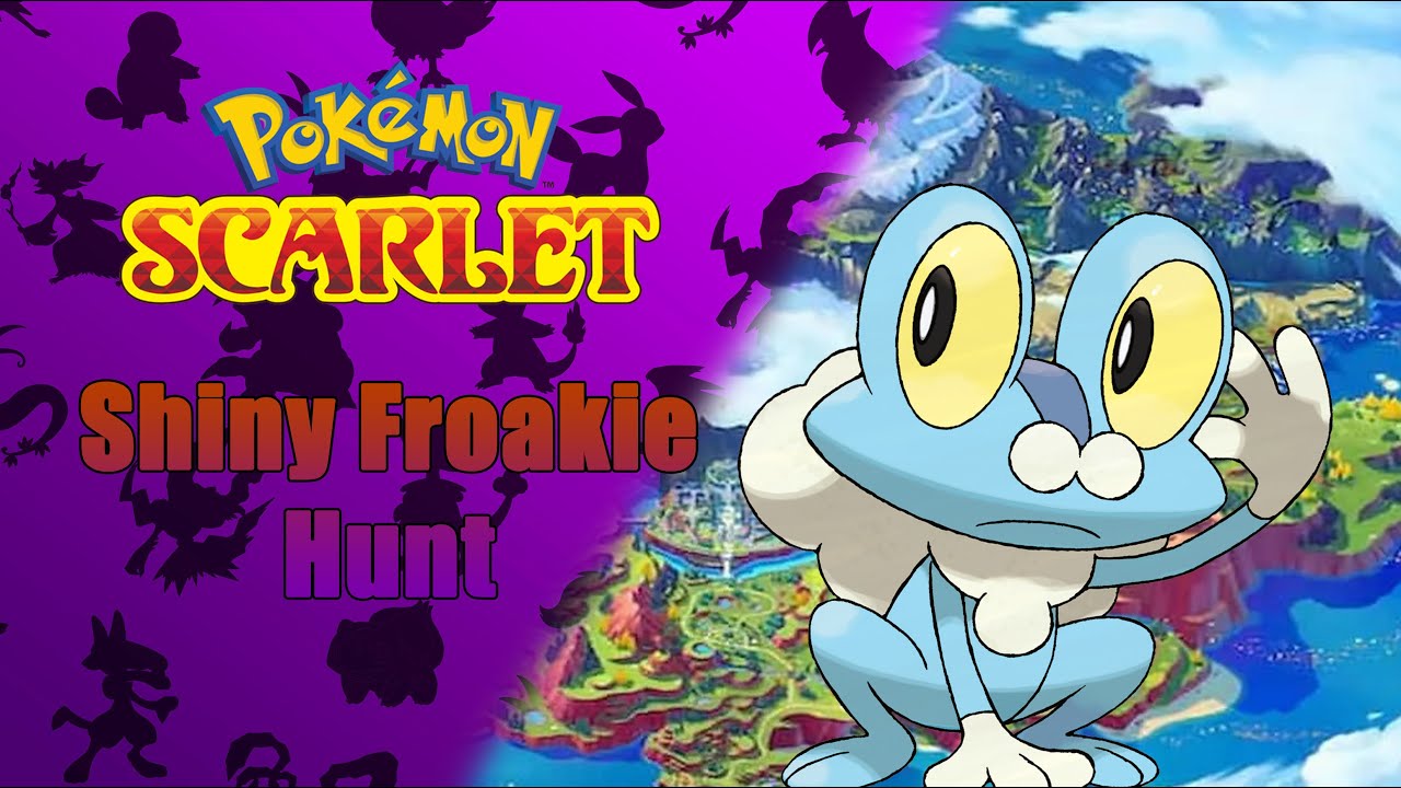 Shiny Froakie Hunt in Pokemon Scarlet - YouTube