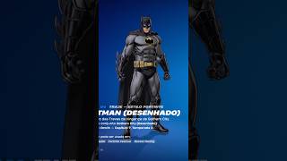 REVIEW BATMAN (DESENHADO) | Teste rápido de skin Fortnite. #meroh #fortnite #batman #dc #dccomics