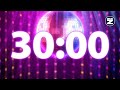 30 Minute Timer Countdown Organic House ⏳🎶 | Relaxing Vibes with Disco Glow ✨ Conto alla rovescia