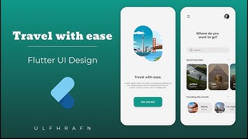 Flutter UI Design | Travel With Ease