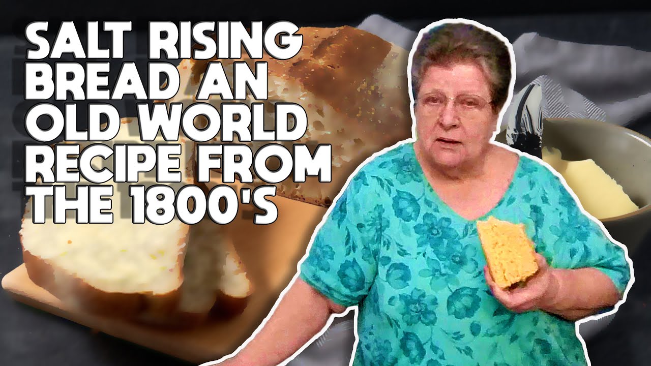 Salt Rising Bread with potato fermentation instead of yeast. Its a