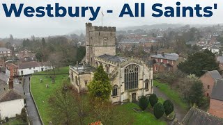 Westbury All Saints' Church [4K Aerial]