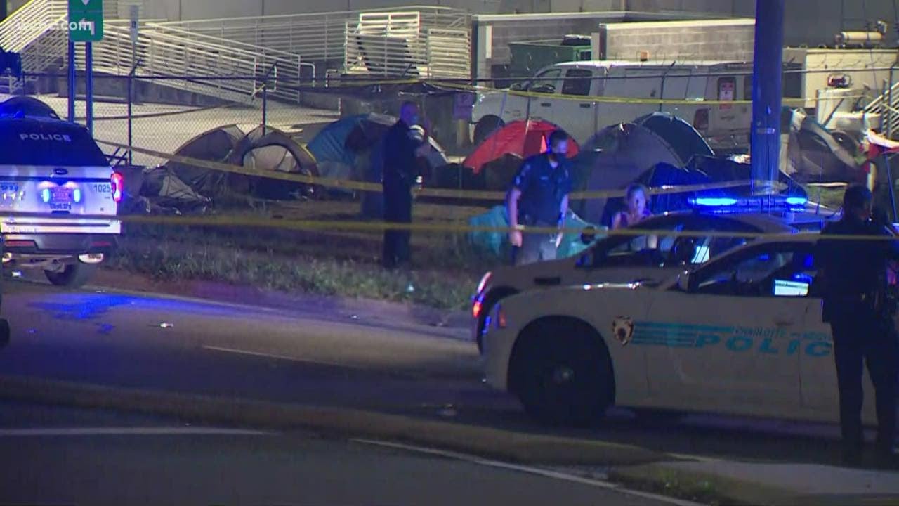 Person shot, killed in uptown Charlotte - YouTube