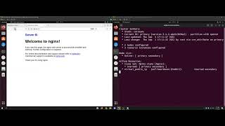 Failover demonstration in corosync cluster