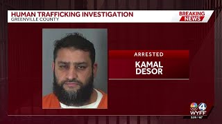 Man accused of human trafficking in Greenville County