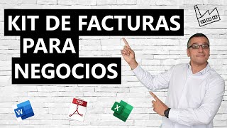 Kit de plantillas de factura para empresas y negocios