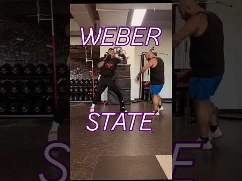Recovery mode at Weber State with my trainer and good friend Cem 💪🏽