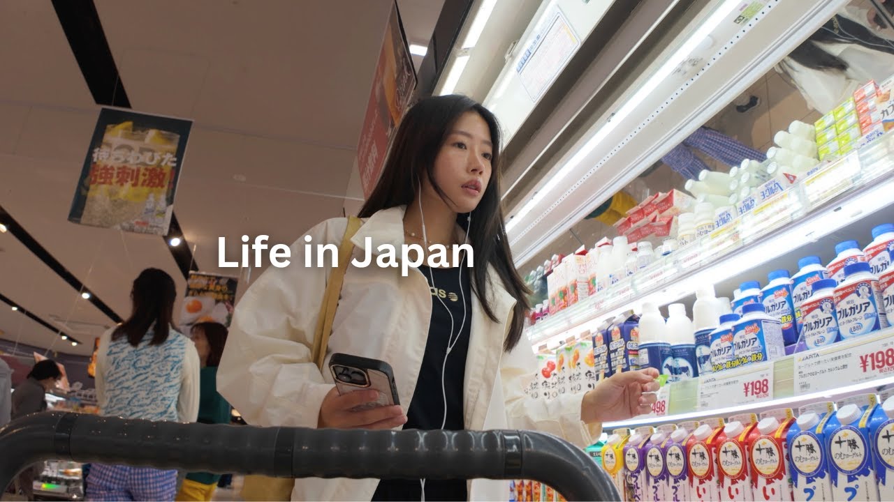 Living in Japan | grocery shopping, thrifting & it girl clothing brand in tokyo!