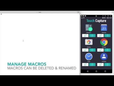 Touch Capture - A Macro Recorder. - YouTube