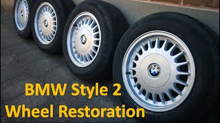 Match Highlights BMW E34 Style 2 DIY Wheel Restoration