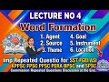 Word Formation Made Easy | Lecture 4 | Agent, Source, Theme, Goal Explained