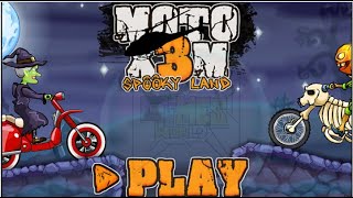 MOTO X3M   Spooky Land Bike Racing Game HD Full Walkthrough All levels screenshot 4