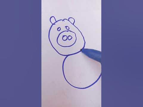 One Circle One Circle One Big Circle Pig Drawing #satisfying # ...