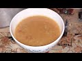 Sopa marroquí de cebada o harira de tchicha