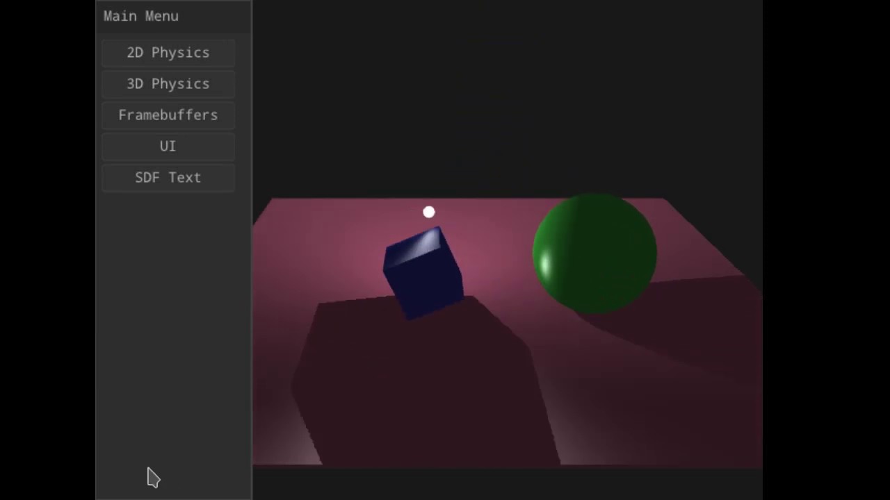 (ql:quickload :cl-bodge/demo) (cl-bodge.demo:run)