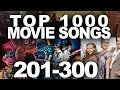 Top 1000 songs from movies part 3