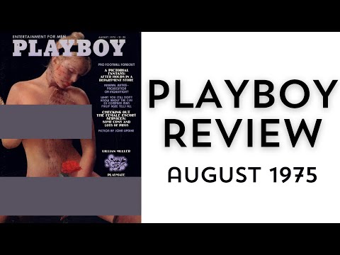 PLAYBOY Magazine August 1975 Playmate Lillian Müller, Philip Agee Interview, David Ely, Kim Komar