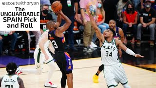 How the Milwaukee Bucks utilised the Phoenix Suns' own Spain pick-and-roll  actions to win Game 4, NBA News