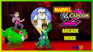 MvC2 (PS5) ARCADE MODE: Tron/Mega Man/Servbot