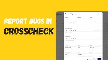 How To Report A Bug In Crosscheck