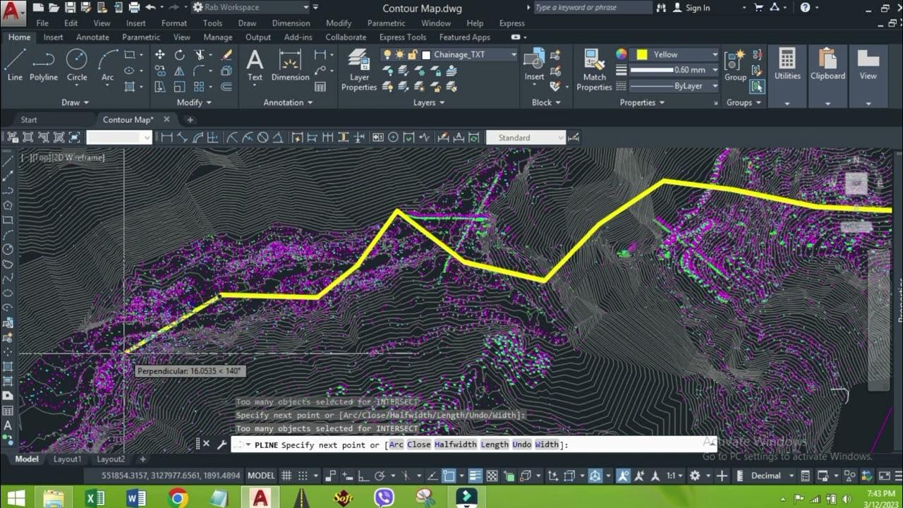 CadTools Tutorial, Extracting IPs, Easting and Northing Coordinates of