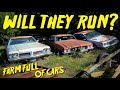 Abandoned Farm FULL of Old Cars - Will They RUN &amp; DRIVE??