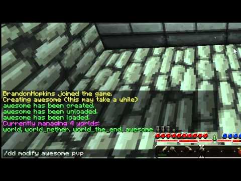 Bukkit Plugin Tutorial: DimensionDoor - Multiworld management made easy