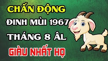 Top 3 Dấu Hiệu Vàng Tuổi Đinh Mùi 1967 HỐT TRỌN LỘC TRỜI, Tiền Nhét CHật Két Tháng 8 Âm Lịch