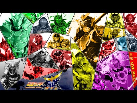 Kamen Rider Gaim - All Riders Henshin & Finisher Attack ( My 20K Subscribers Special Video )